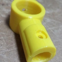 Armaturen röhrenförmig Treppe Griff Metall Klemme Hand Clip Verbinder 3d print model - Mito3D