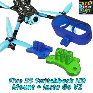 five33 geri dönüş hd Hafif sfg dürtüler v2 Flyfive profesyonel uzun sırt 3d print model - Mito3D