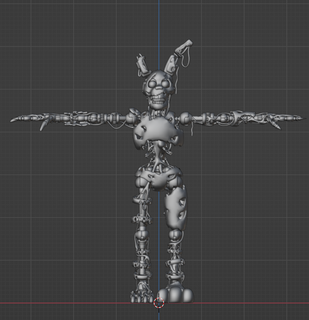 five nights freddy's burntrap william afton files cosplay animatronics fnaf fna fivenightatfreddy fivenightatfreddy's bonnie foxy freddy chica horror halloween mangie collection cult animatronic 3d print model - Mito3D