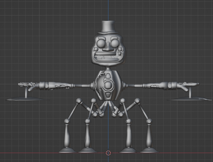 geceler Freddy'nin wind up müzik adam Dosyalar Kostüm oyunu animatronik fnaf fna beşgeceatfreddy Freddy gece bonnie kurnaz Chica korku cadılar bayramı yemek Toplamak kült 3d print model - Mito3D