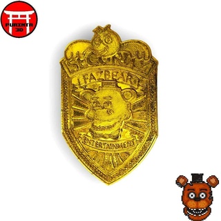five nights freddys badge - security fivenightsatfreddys game games 3d print model - Mito3D