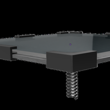 Fixações platô motorista ferramenta viveiro hotbed mount suporte 3d impressora partes 3d print model - Mito3D