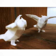 fixe low poly pose de la chouette outil L'impression 3d sculpter posant posées owl nuit lowpoly faible l'atterrissage gifure vol d'oiseaux l'architecture personnage d'anime animaux animal 3d print model - Mito3D