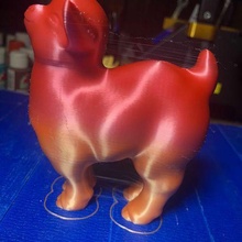 fixed smug goat supports 3d print model - Mito3D