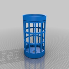 fixed tennant cage lantern dr who tardis costume 3d print model - Mito3D