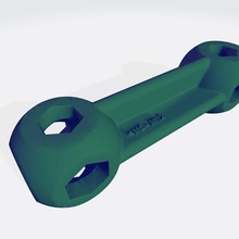 fixed wrench 10 1 helical gear cutting gears gearbox gearset gearwhell gearshift creality nero solidworksmodel stl printable printing model printings 3d max obj gcode 3d print model - Mito3D