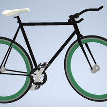 fixie ss bicyclette 3d print model - Mito3D
