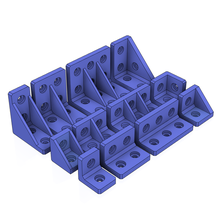 fixing bracket square fastening assembly angle 3d diy corner profile 3d print model - Mito3D
