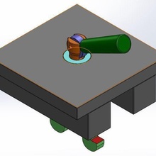 fixture - 222 internal pull clamps tool jig 3d print model - Mito3D