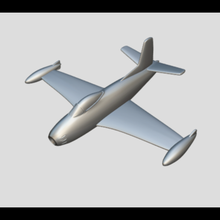 fj 1 furia gadget aria aereo cielo cieli spazio 3d Stampa bellezza modello Jet aerospaziale meraviglioso arte miscelatore maglia 3d print model - Mito3D