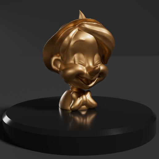 fj 00010 art animation cartoon pinocchio cute 3D print model - Mito3D