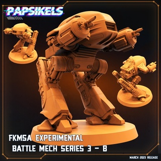 fkmsa experimental battle mech series 3 b Art 3d print model - Mito3D