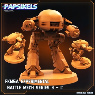 fkmsa experimental batalla mech serie 3 Arte 3d print model - Mito3D