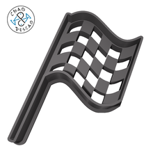 flag - hot wheels cookie cutter fondant polymer clay gadget cup logo flames wheel pastry baking 3d print model - Mito3D