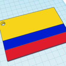 flag colombia 3d print model - Mito3D