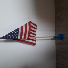 bandera ondeando casa 3d print model - Mito3D