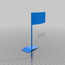 flag toy 3d print model - Mito3D
