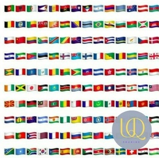 bayraklar ülkeler benzersiz 3d üst vazo iyi tasarım mevcut dekor bayraklar ilçe 3d print model - Mito3D
