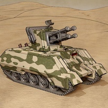 flak panzer scifi game tank sci fi fantasy epic scale anti air german weird war 3d print model - Mito3D