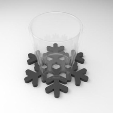 flake home glass 3d print model - Mito3D