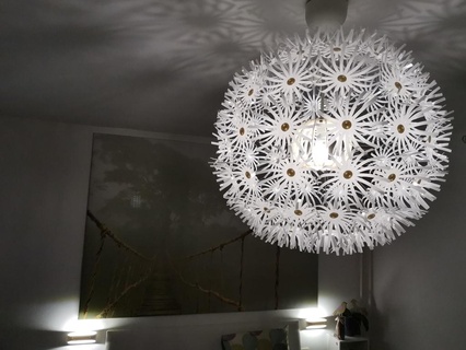 flocons Ikea pissenlit pendentif lumière lumières suspendues lampe décor 3d print model - Mito3D