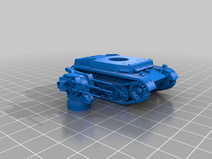 flakpanzer iin flak german panzer ii sgm 3d printing 3d print model - Mito3D