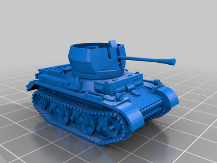 char anti aérien succulent combat voiture jabo Panzer sg Obliger 3d impression 3d print model - Mito3D