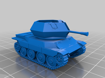 flakvierling 38d panzer sgm 3d impressão 3d print model - Mito3D