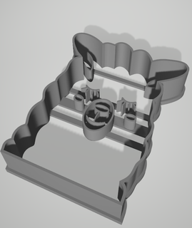 fuego Galleta cortador 3d print model - Mito3D