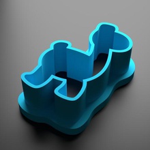 alev kurabiye kalıbı ev hayvan cookiecutter peru ılık baker 3d print model - Mito3D