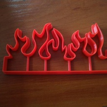 flame cutter home flames cake 3d print model - Mito3D