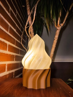Flamme Tabelle Lampe 3d print model - Mito3D