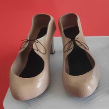 flamenco adornado sapato salto sevilha 3d print model - Mito3D