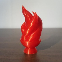 flame various art brazier fdm fff fire no support supportless 3d print model - Mito3D