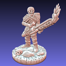 flamethrower wretch game 28mm post-apocalyptic mad max sci-fi wasteland fallout miniature warhammer flamer inq28 stargrave parsecs 3d print model - Mito3D