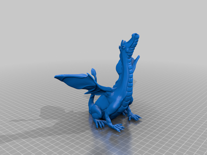 flaming dragon Tools 3d printing 3d print model - Mito3D