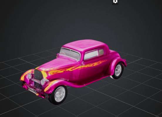 flaming magenta class game 3d print model - Mito3D