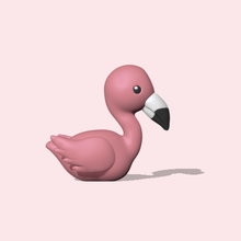 Flamingo Kunst niedlich Zahl Bildhauerei Skulptur Skulpturen Tier Spielzeug Miniaturen See 3d print model - Mito3D