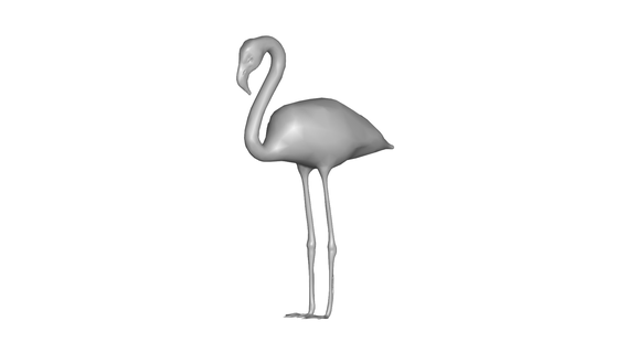 flamingo 3d print model - Mito3D