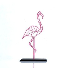 flamingo dekor Sanat vazo hayvan 3d print model - Mito3D
