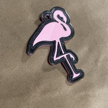 flamingo keychain key ring 3d print model - Mito3D