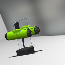 flaot tubo gadget peche 3d print model - Mito3D