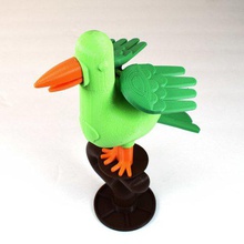 flapping bird toy game mechanical toys automata 3d print model - Mito3D