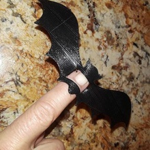 flappy bat ninjaflex game flexible flying halloween toy 3d print model - Mito3D