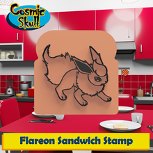 flareon Sandwich francobollo Pokemon eeveeluzione eevee vaporeon jolteon espeon umbreon leafeon Sylveon gigantamax pane cucina attrezzo decorazione regalo funzionale 3d print model - Mito3D