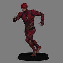 flash - justice league 3d print the dc comics ezra miller zacks nyder 3d print model - Mito3D