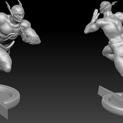 flash action figure 3D print model - Mito3D