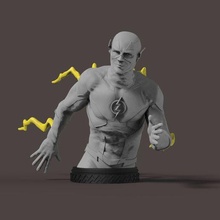 flash bust flash bust dc superman statue figure collection comics marvel hero