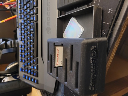 flash card support storage box photo keys drawers 3d print model - Mito3D