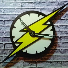 orologio flash stampa 3d, taglio laser casa mall muro moderna abbellimento la decorazione il La 3d Stampa dc supereroi supereroe lega della giustizia justice league 3d print model - Mito3D